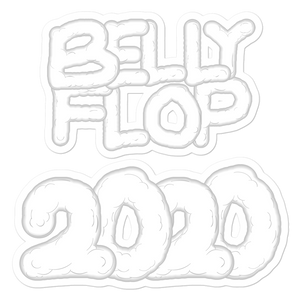 Big Belly Flop 2020 5.5" x 5.5" sticker sheet