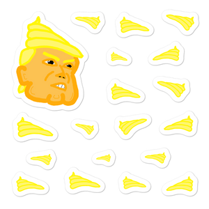 Big Trump SHT Head with Dumps 5.5" x 5.5" sticker sheet