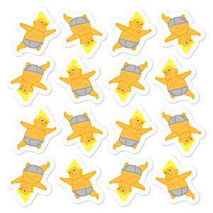 Baby Trumps Belly Flop 5.5" x 5.5" sticker sheet