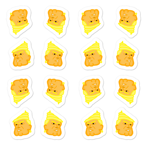 Dump Trump SHT Heads 5.5" x 5.5" sticker sheet